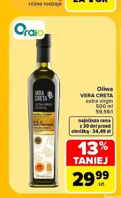 Carrefour Oliwa Vera Creta extra virgin oferta