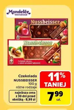 Carrefour Czekolada Nussbeisser oferta