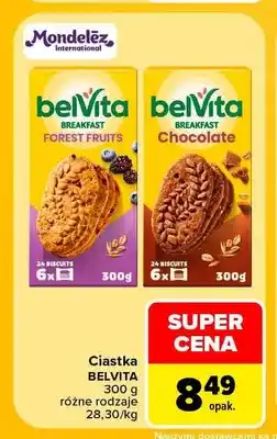 Carrefour Ciastka BelVita Breakfast Chocolate oferta