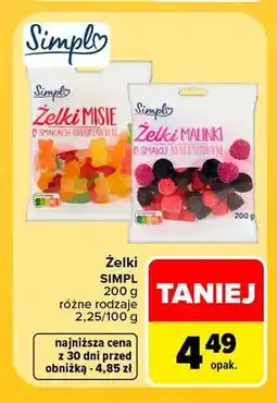Carrefour Żelki Simpl oferta