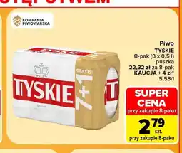 Carrefour Piwo Tyskie 8-pak oferta
