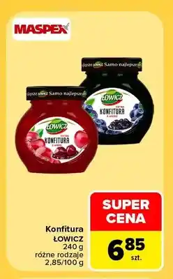 Carrefour Konfitura z jagód Łowicz oferta