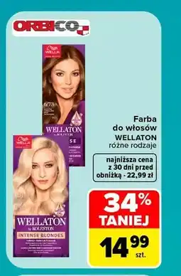 Carrefour Farba do włosów Wellaton oferta