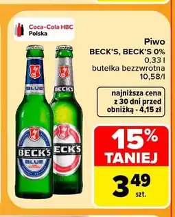 Carrefour Piwo Beck's oferta