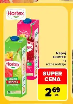 Carrefour Napój Hortex jabłko gruszka oferta