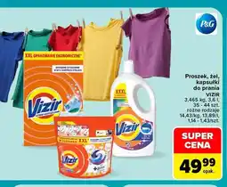Carrefour Proszek, żel, kapsułki do prania Vizir oferta