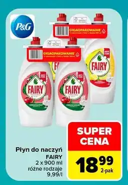 Carrefour Płyn do naczyń Fairy 2-pak oferta