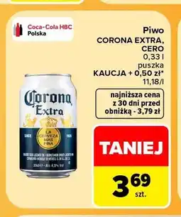 Carrefour Piwo Corona Extra oferta