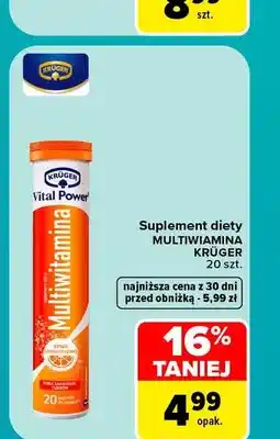 Carrefour Suplement diety Multiwitamina Krüger oferta
