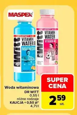 Carrefour Woda witaminowa Dr Witt oferta