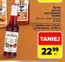 Carrefour Syrop Spiced Red Berries Monin oferta