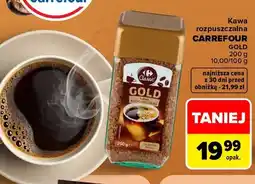 Carrefour Kawa rozpuszczalna Carrefour Gold oferta