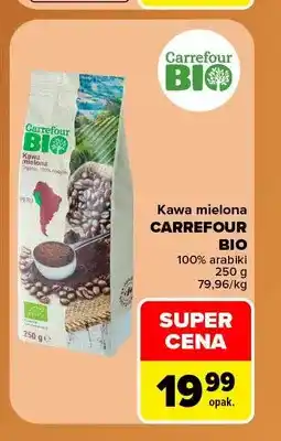 Carrefour Kawa mielona Carrefour Bio 100% arabiki oferta