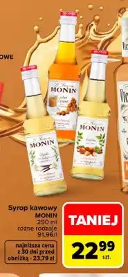 Carrefour Syrop kawowy Monin Salted Caramel oferta