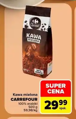 Carrefour Kawa mielona Carrefour 100% arabiki oferta
