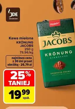 Carrefour Kawa mielona Krönung Jacobs oferta