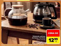 Carrefour Dzbanek szklany do kawy i herbaty oferta