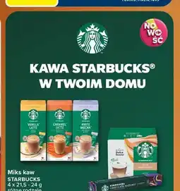 Carrefour Kawa rozpuszczalna Miks kaw Starbucks Vanilla Latte oferta