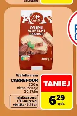 Carrefour Wafelki mini Carrefour oferta