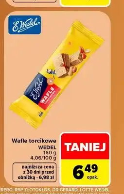 Carrefour Wafle torcikowe E.Wedel oferta