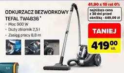 Carrefour ODKURZACZ BEZWORKOWY TEFAL TW4B36 oferta