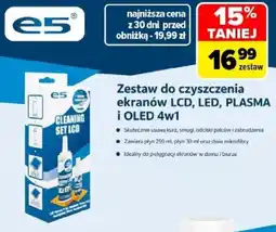 Carrefour Zestaw do czyszczenia ekranów LCD, LED, PLASMA i OLED 4w1 oferta