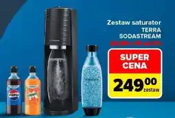 Carrefour Zestaw saturator terra sodastream oferta