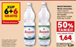 Kaufland MUSZYNIANKA Woda mineralna oferta