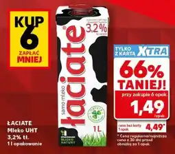 Kaufland ŁACIATE Mleko UHT 3,2% tł oferta