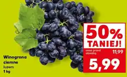 Kaufland Winogrona ciemne, luzem 1 kg oferta