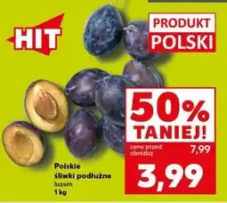 Kaufland Polskie śliwki podłużne luzem 1 kg oferta