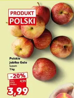 Kaufland Polskie jabłka Gala luzem 1 kg oferta