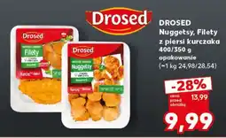 Kaufland DROSED Nuggetsy, Filety z piersi kurczaka 400/350 g opakowanie oferta