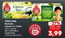 Kaufland TEEKANNE Herbata zielona lub biała oferta