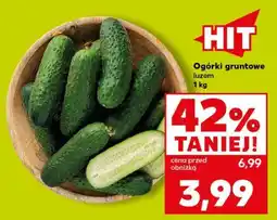 Kaufland Ogórki gruntowe luzem 1 kg oferta