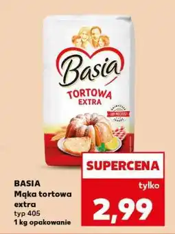 Kaufland BASIA Mąka tortowa extra typ 405 1 kg opakowanie oferta