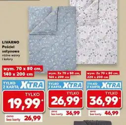 Kaufland LIVARNO Pościel satynowa oferta