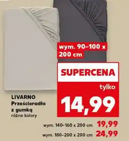 Kaufland LIVARNO Prześcieradło z gumką oferta