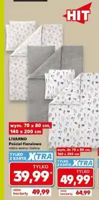 Kaufland LIVARNO Pościel flanelowa oferta