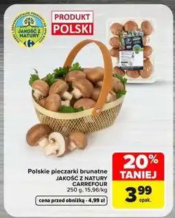 Carrefour Polskie pieczarki brunatne oferta