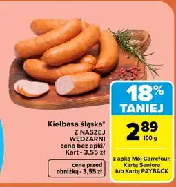Carrefour Kiełbasa śląska oferta