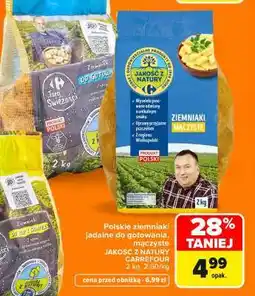 Carrefour Polskie ziemniaki jadalne do gotowania, mączyste oferta