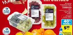 Carrefour Winogrona bezpestkowe białe, czerwone, miks oferta