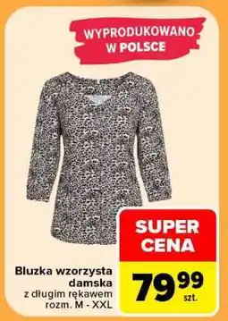 Carrefour Bluzka wzorzysta damska oferta