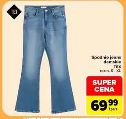 Carrefour Spodnie jeans damskie oferta