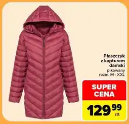 Carrefour Płaszczyk z kapturem damski oferta