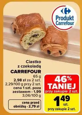 Ciastko z czekolada Carrefour