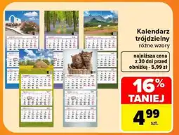 Carrefour Kalendarz trójdzielny oferta