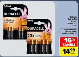 Carrefour Baterie AA, AAA BASIC DURACELL oferta