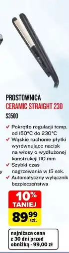 Carrefour PROSTOWNICA CERAMIC STRAIGHT 230 oferta